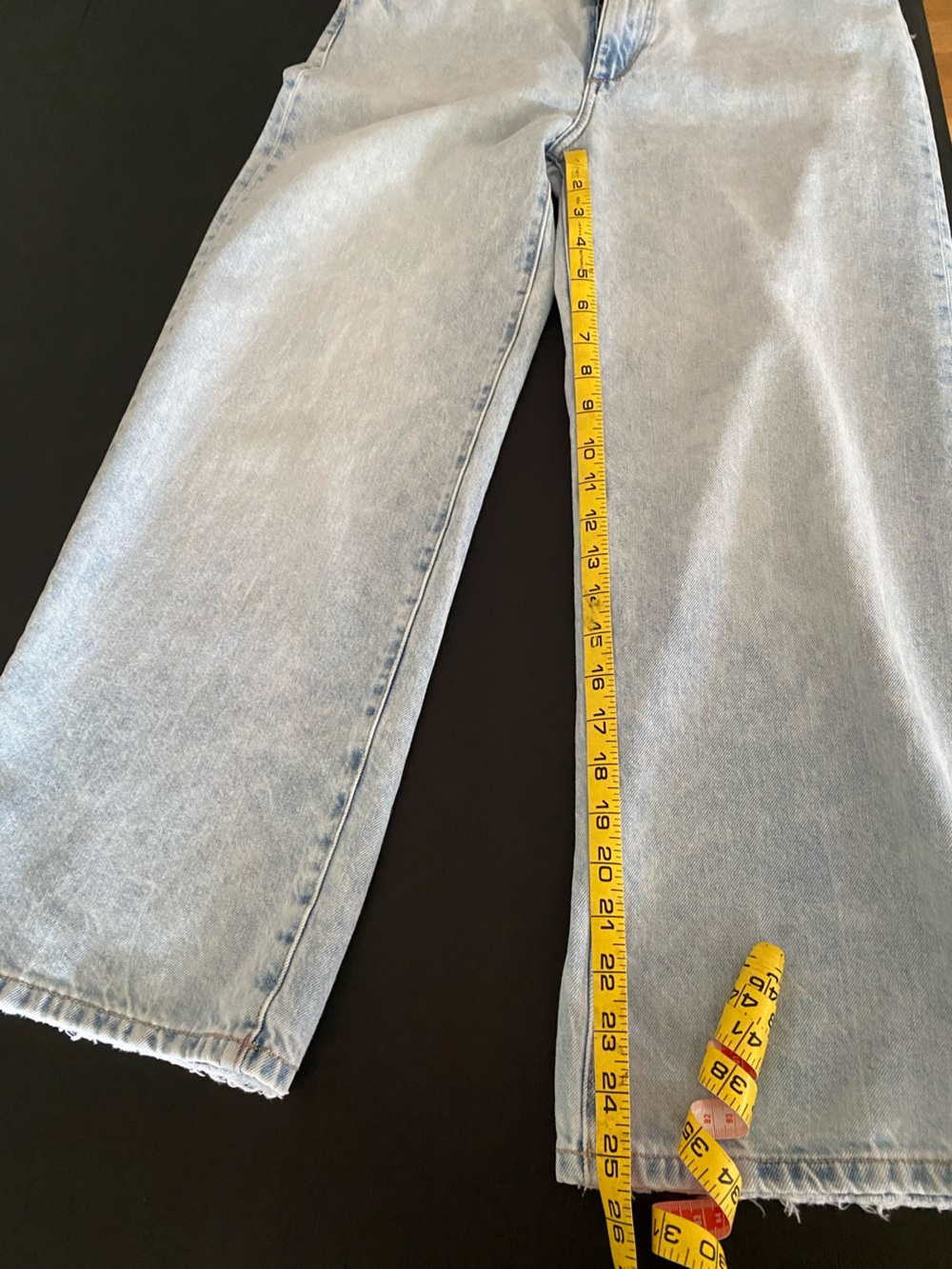 DL1961 Light Wash High-Rise Wide Leg Jeans - Picture 7 of 8